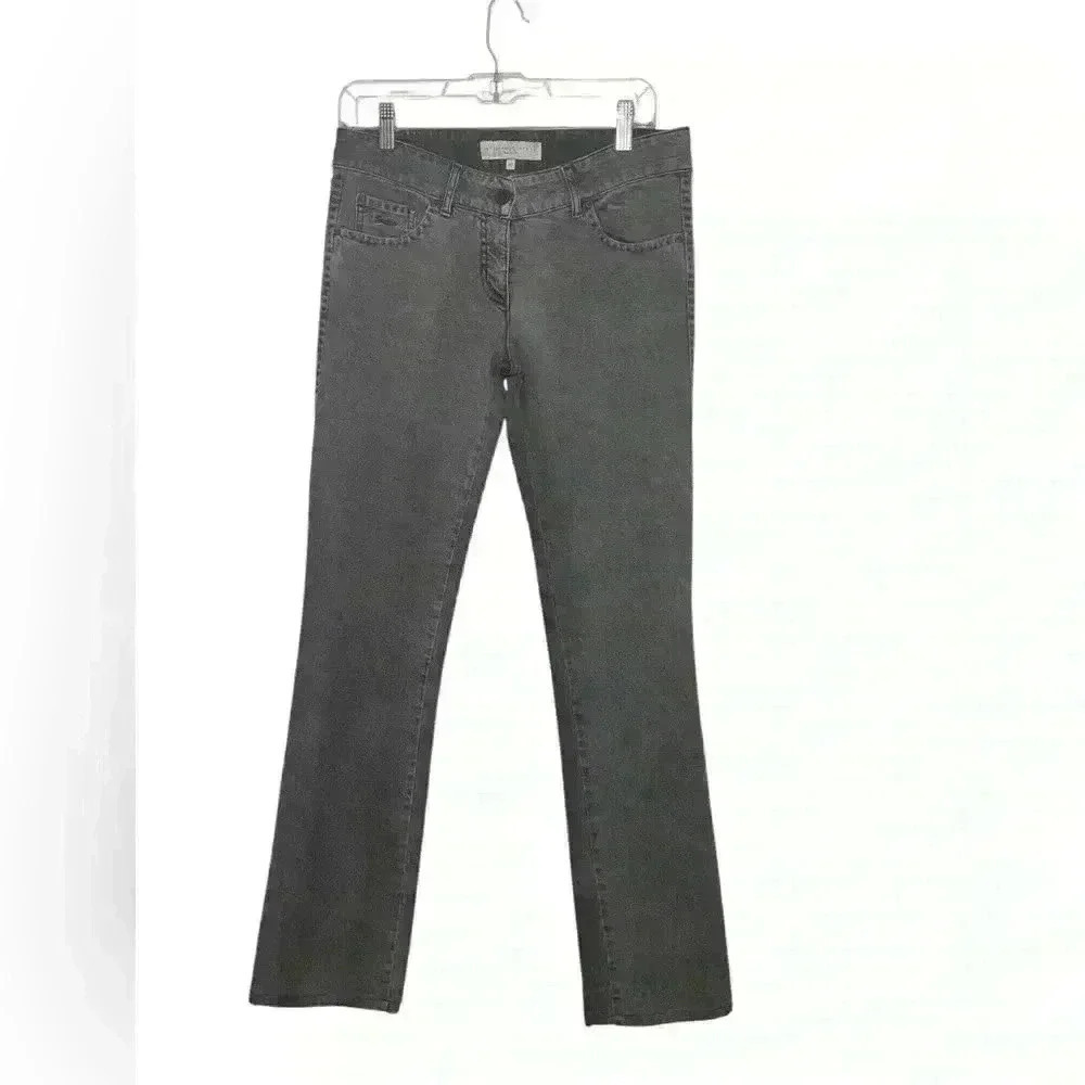 Stella McCartney Vintage Gray Butterfly Pocket Jeans Size 42 EU / US 6